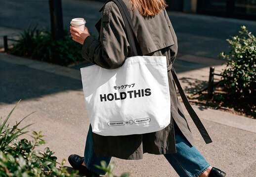 City Walk Tote Bag Mockup