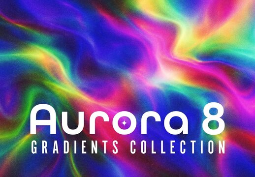 Neon Dark Aurora Gradients Collection