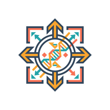 Precision Medicine Icon for Genetics AI