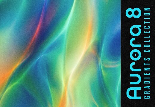 Teal Aurora Gradients Collection