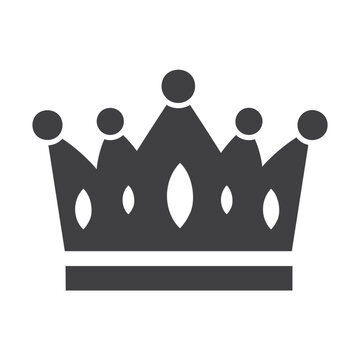 crown icon, symbolizing success, achievement, leadership, excellence, prestige, luxury, royalty and premium quality - vector illustration