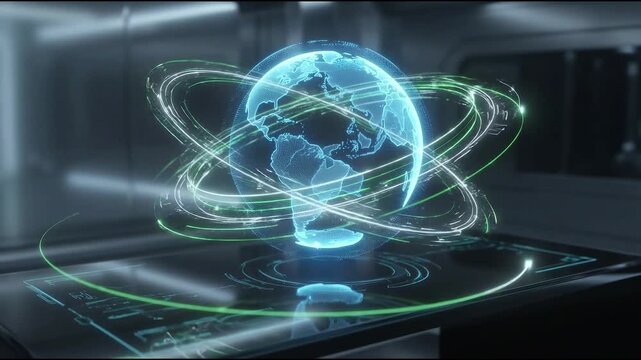 Spinning Holographic Earth