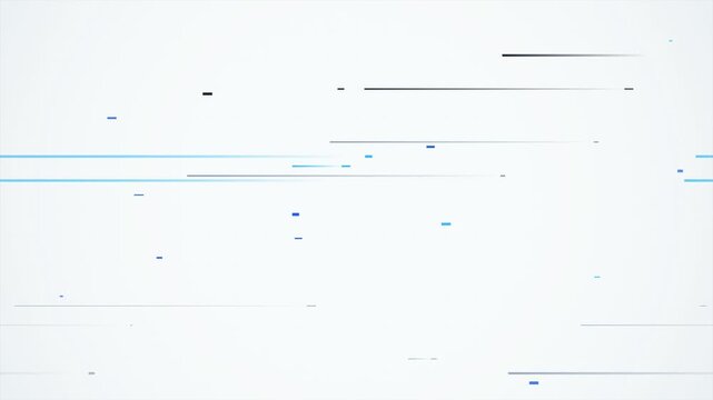 Minimalist Corporate White Background With Clean Horizontal Pixel Sorting Glitch