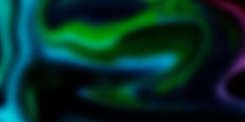 Abstract aurora borealis glowing liquify wave background with dark noise texture © Base Layer Visuals