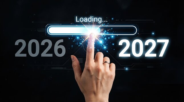 2027 Corporate New Beginning Background