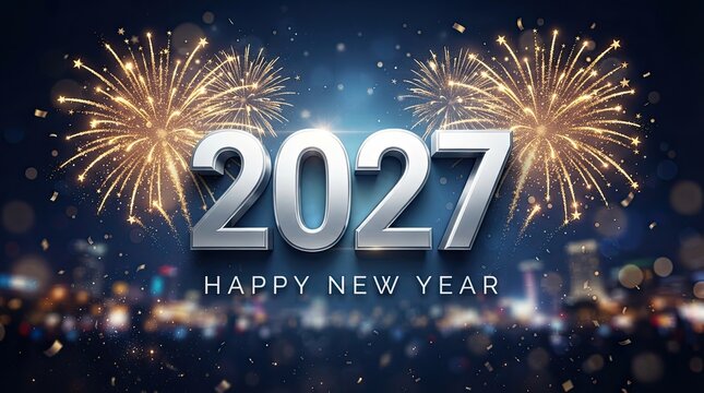 2027 Corporate New Beginning Background