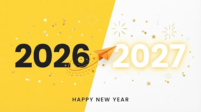 2027 Corporate New Beginning Background