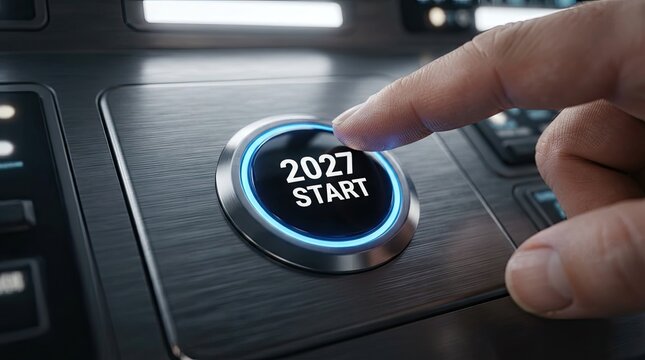 2027 Corporate New Beginning Background