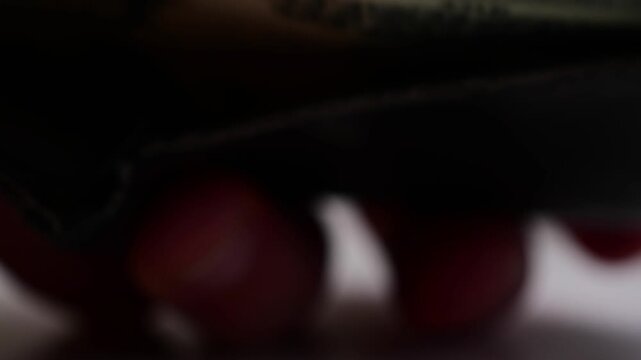 counting cash wallet close up, selective focus up close cash money, finances concept