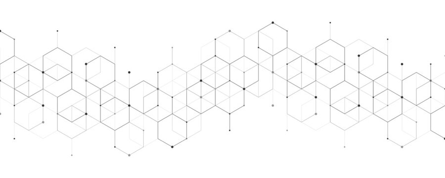 Health care and medical pattern innovation concept science background design. Abstract geometric hexagons shape medicine and science background, vector illustration