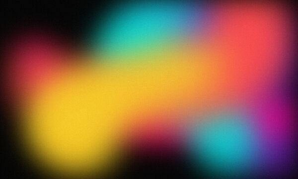 Gradient background with colorful grainy texture and soft blurred lighting