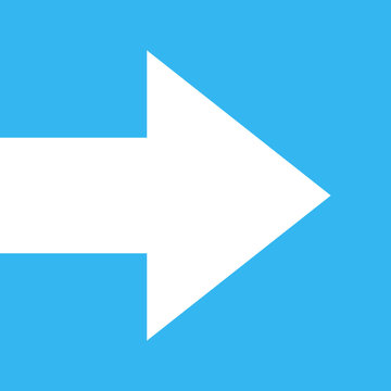 Minimalist Abstract Arrow Point Direction Shape Icon Illustration Vector