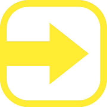 Minimalist Abstract Arrow Point Direction Shape Icon Illustration Vector