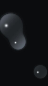 Sfondo di cromo liquido canna di fucile in loop continuo