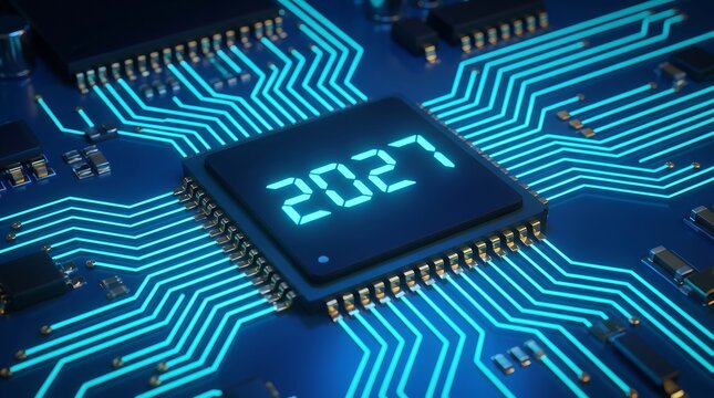 2027 with processor technology electronics innovation computer motherboard hardware engineering advanced connection