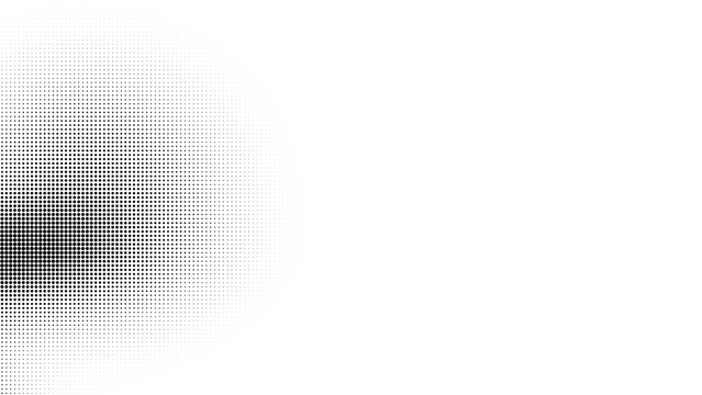 Halftone dots background vector illustration with gradient circle texture shape and halftone screen dots effect for graphic design
