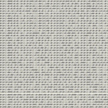 Digital Binary Code Numbers Texture Pattern