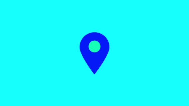 Map pointer icon set with pin symbols for navigation and location markers on white background.