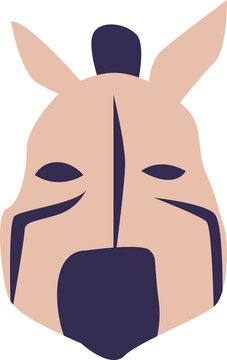 Zebra head.