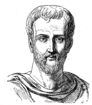 Titus Maccius Plautus, 254 BC 184 BC Plautus, a Roman playwright of the Old Latin period, the History of Ancient Rome, Roman Empire, Italy, digitally restored reproduction from a 19th century original