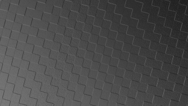 Luxurious black metallic background featuring a modern woven geometric texture with grain particle effect, perfect for premium industrial designs and elegant dark backdrops.
