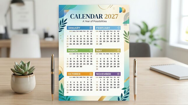 calendar for 2027 year