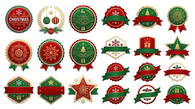 christmas and new year elements