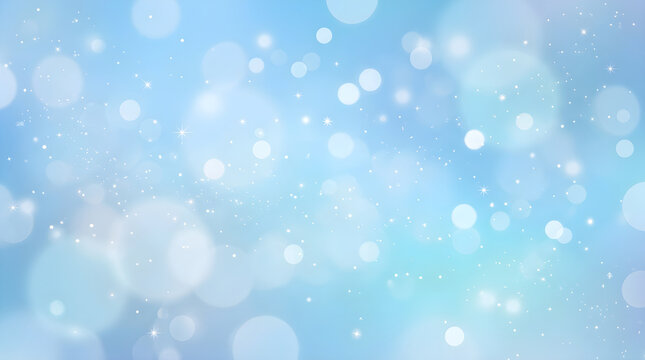 Blue bokeh