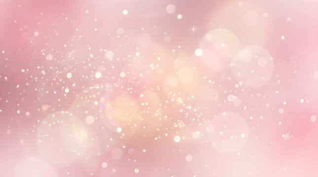 Pink bokeh