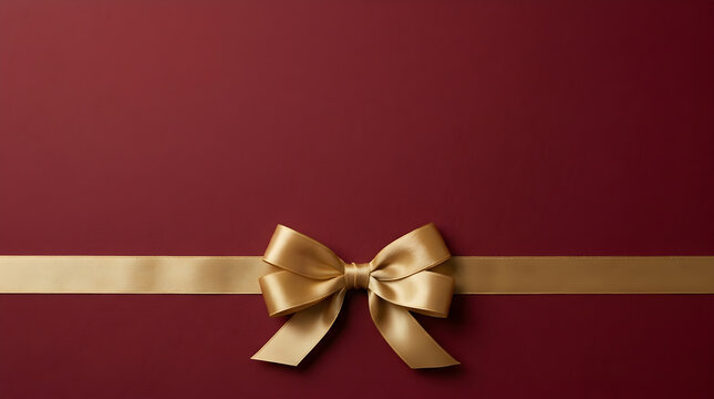 Red bow ribbon