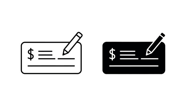 Checkbook with pencil on contrasting backgrounds