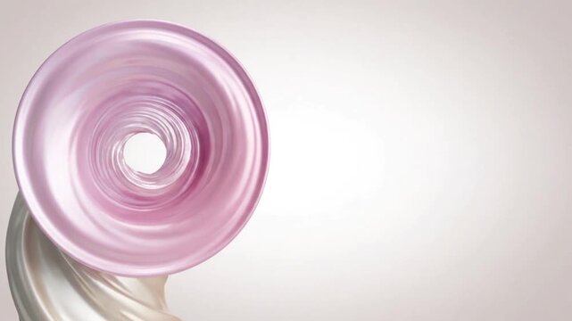 Abstract spiral seamless pearlescent pastel vortex motion