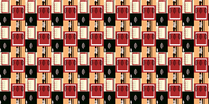 seamless pattern with people design