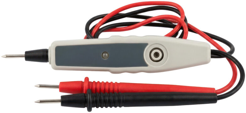Multimeter voltage sensor probes and test leads.