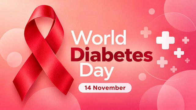  World Diabetes Day Awareness Banner Vector   