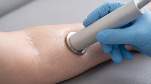 Tissue Dielectric Constant TDC Sensor Probe on Skin