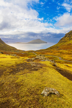 Landschaft auf der F&auml;r&ouml;er Insel Streymoy