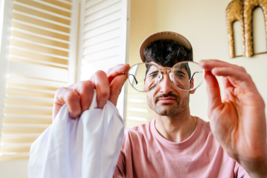 vision care cleaning eye glasses