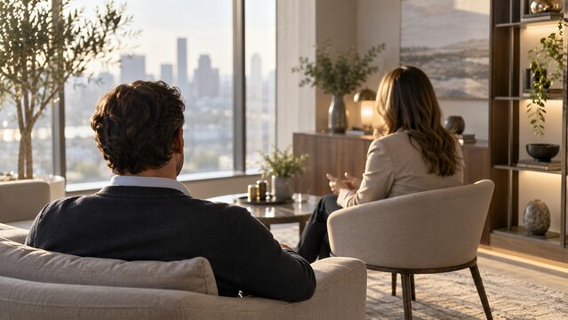 Professional Client Consultation in Advisory Office