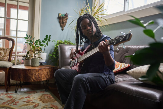 Bass guitar practice