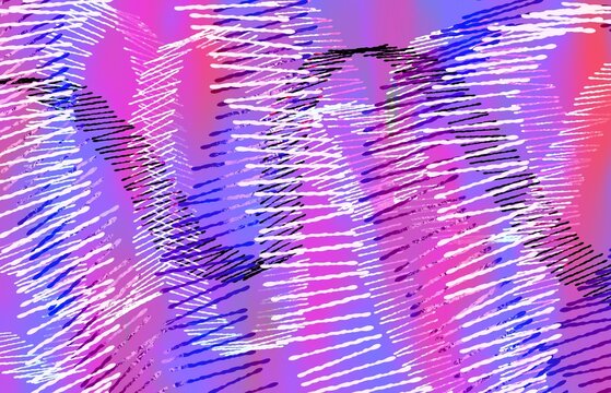 Abstract Neon Background with Structured Lines