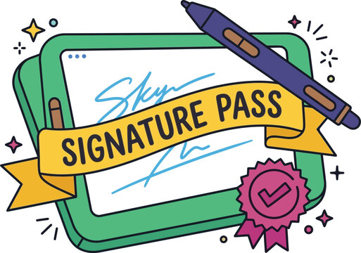 Signature Pass with Digital Approval and Verification