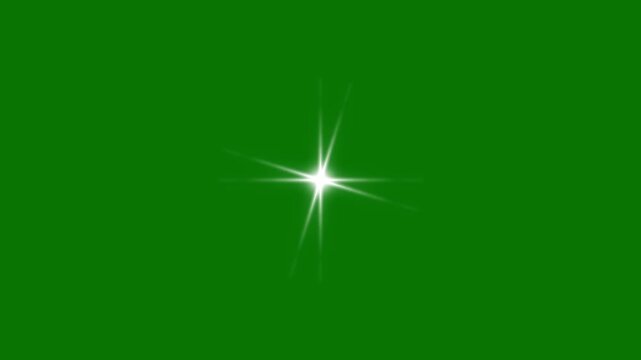 Sparkling stars Shine animation, Twinkling stars animation, 4k star sparkle vector doodles, glowing starlight glitter sparkle path white twinkling stars line on green screen background 4k animation.