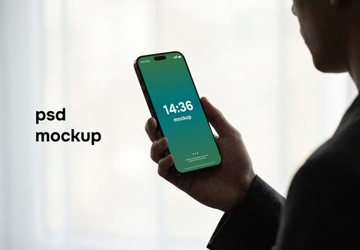Clean smartphone mockup
