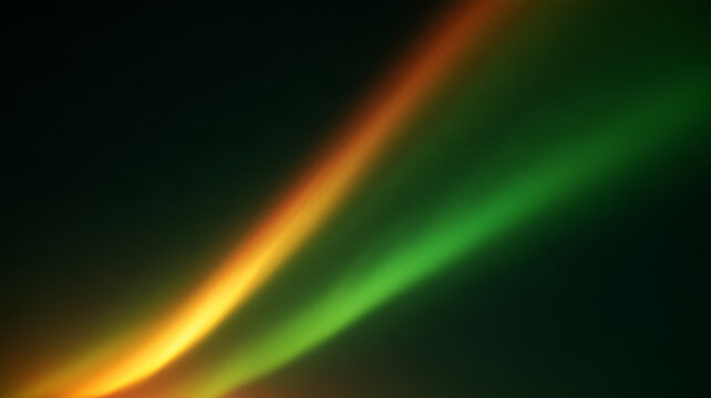 Aurora borealis in night sky