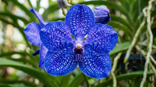 Blue vanda orchid