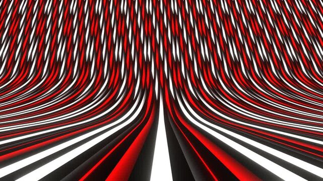 Red and White Particles Motion Down Background VJ Loop in 4K
