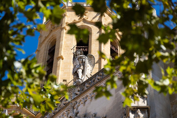 Detail der Kathedrale von Aix en Provence, Frankreich © Jan Schuler