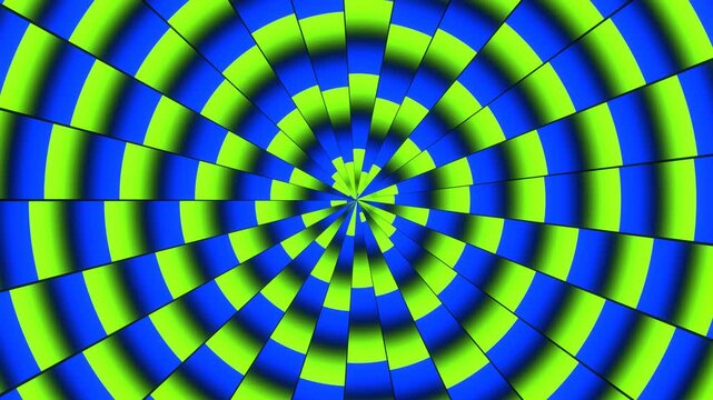 Green and Blue Animate Gradients Background VJ Loop in 4K