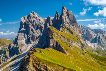 Seceda w dolinie Val Gardena w Południowym Tyrolu (Włochy) © grzegorz_pakula